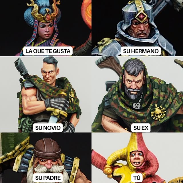 Miniatura pintada a mano por HF Miniatures