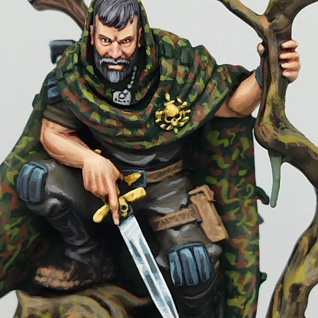 Miniatura pintada a mano por HF Miniatures