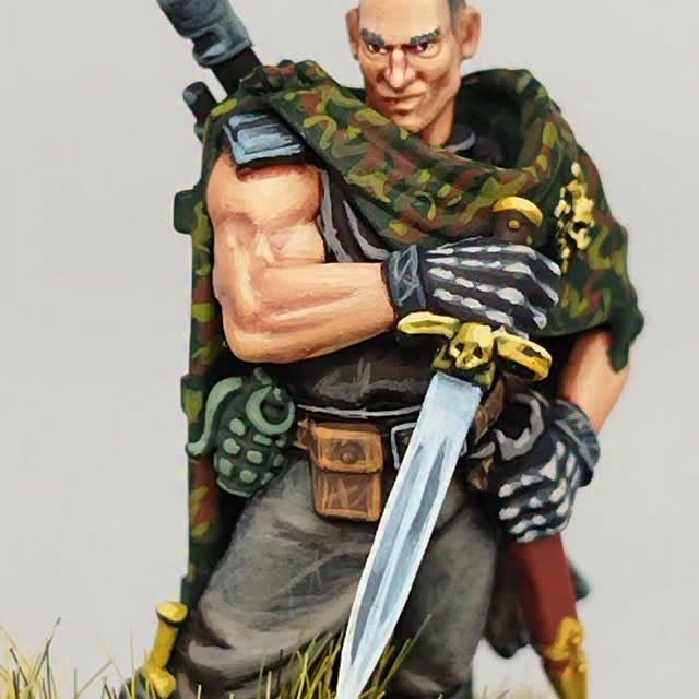 Miniatura pintada a mano por HF Miniatures