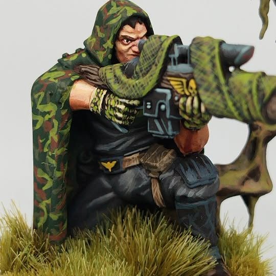 Miniatura pintada a mano por HF Miniatures
